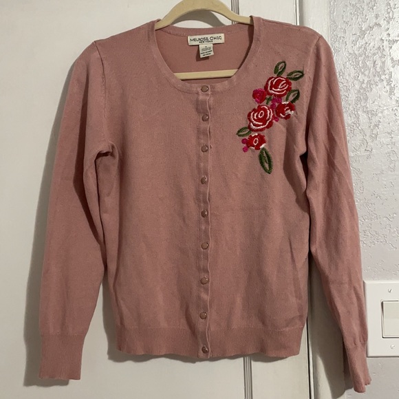 Embroidered Cardigan - Picture 2 of 6